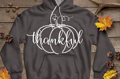 Thankful Grateful Blessed svg, Fall svg, Autumn Thanksgiving Product Image 2