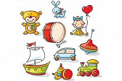 Kids playing bundle - happy kids playing different games Product Image 18