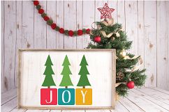 Joy SVG - Christmas SVG Cut File - DXF PNG EPS JPG PDF AI Product Image 4