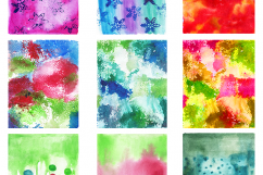 Watercolor Textures Kit - Christmas Product Image 5