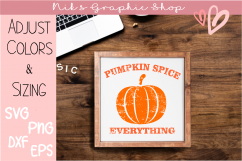 Pumpkin Spice Svg, Pumpking Spice Everything Svg, Pumpkin Product Image 3