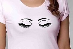 Eyelashes Makeup svg Cutting file Product Image 2