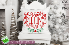 Season&#039;s Greetings Everyone SVG Product Image 1