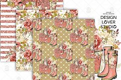 Fall Fashion digital paper pack Product Image 4