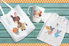 Happy Farm. Cute animals and harvest. Product Image 5
