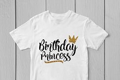 Birthday Princess - Birthday SVG EPS DXF PNG Cutting Files Product Image 3