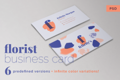 Florist Business Card Template Product Image 1