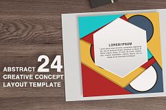  24 Abstract creative concept layout template Product Image 1