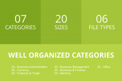 146 Business &amp; Finance Glyph Inverted Icons Product Image 3