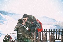 50 Falling Snow Photo Overlays Product Image 4