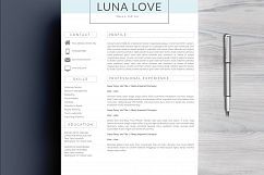 Professional 4 Pages Resume Template Product Image 2
