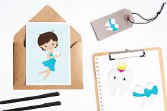Tooth Fairy Clipart graphics and illustrations Product Image 4