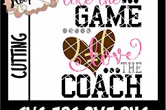 Like The Game Love The Coach - Football SVG Cutting File Product Image 2