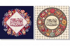 Christmas template. Big bundle. 30 greeting card. Christmas invitation. Xmas flyer Product Image 9