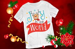 Joy to the world Christmas svg clipart dxf png pdf Product Image 2