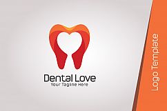 Dental Love Logo Template Product Image 3
