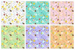 Fruit Memphis Seamless Patterns Product Image 7