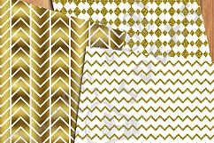 Gold And White Digital Papers Product Image 3