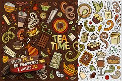 Tea Time Objects &amp; Symbols Set Product Image 2