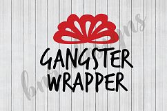 Christmas SVG, Gangster Wrapper SVG, SVG Files, DXF Files Product Image 1