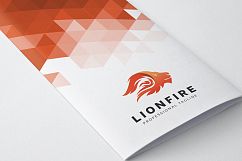 Lion Fire Logo Template Product Image 2