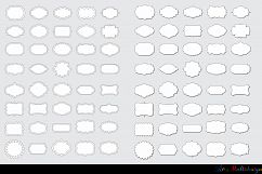 Label clipart bundle / digital label clipart bundle / frames bundle / high quality frames / digital frames clip art / label clipart Product Image 4