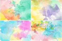 50 Watercolor Backgrounds 02 Product Image 12