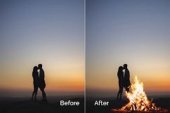 +15 Bonfire Photo Overlays Product Image 8