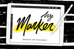 Dry Marker Brushes for Procreate Product Image 1