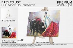 Easel Stand with Canvas Product Image 17