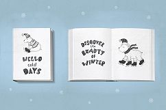 Winter quotes, animals, cards. Product Image 15