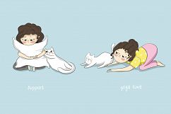 Girl with cat stickers Product Image 6
