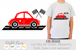 Race Car SVG / DXF / EPS / PNG files Product Image 1