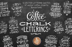 Coffee Chalk Letterings Product Image 1