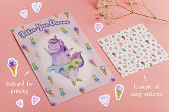 Watercolor Magic Unicorns &amp; Sweets Product Image 7
