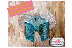 Princess Cinderella Inspired Hair Bow Template Bundle Product Image 5