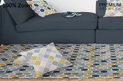 Throw Pillows Carpet &amp; Frames Set Product Image 4