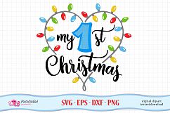 My first Christmas SVG Product Image 1