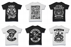 100  Vector Tshirt Designs ( B/W Concept ) Product Image 13