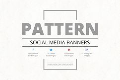 Pattern Social Media Banners Product Image 1