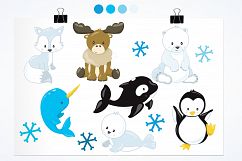 Artic Friends graphics and illustrations Product Image 2
