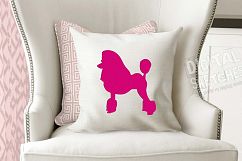 Dog Machine Embroidery Design Poodle Dog 4 Sizes Product Image 2