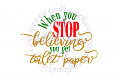 Christmas Toilet Paper Bundle SVG Funny Toilet Paper SVG Product Image 8