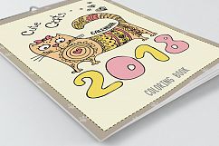 Coloring book calendar 2018 Product Image 2