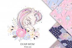 Mother and Baby Unicorns Patterns Product Image 8