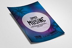 Summer Beach Music Party Flyer Product Image 3