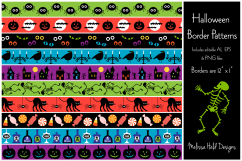 Bright Halloween Border Patterns Product Image 1