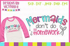 Mermaid Bundle, SVG, DXF, EPS, PNG Cut Files Product Image 8
