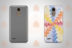 LG K10 2017 Case Design Mockup Back View Product Image 3