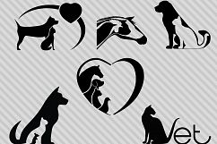 Veterinarian svg bundle, veterinarian clipart, animals svg, vet svg, dxf, png  Product Image 1
